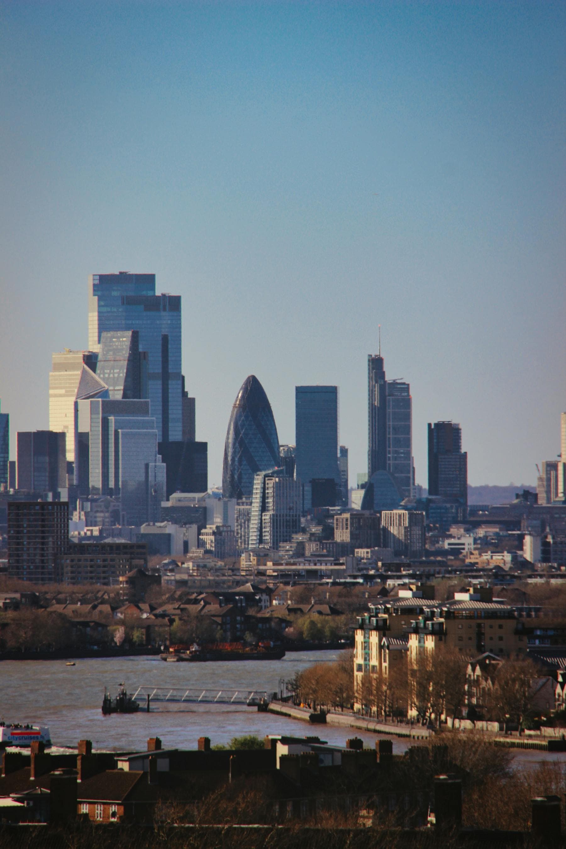London commercial skyline with the Thames and the City, Commercial EPC in Kingston upon Thames